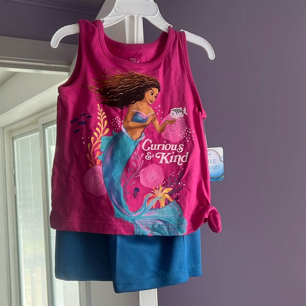 Girls 2-piece Little Mermaid Set